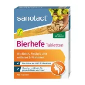 德國 原裝 Sanotact 啤酒酵母錠 Biolabor 啤酒 酵母錠 400錠 效期到28年02月