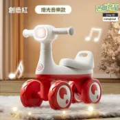 芒果名品 【四輪防側翻】兒童平衡車 滑步車 溜溜車 嬰兒學步車 寶寶滑行車 加寬輪胎 人體工學 1-3歲幼童學步騎行