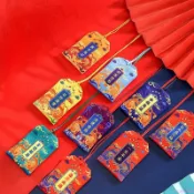 【新品熱賣】古風小香包御守福袋空袋端午節平安符吊飾隨身荷包裝硃砂香囊國潮
