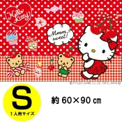 Zakkafe 日本進口 KITTY 單人 S 野餐墊/遊戲墊/地墊 60x90cm 《 sanrio 三麗鷗 》★ 夢想家 Zakka'fe ★