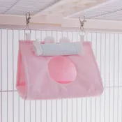 設彩品牌旗艦店 鸚鵡吊床 鸚鵡帳篷 鸚鵡窩 鸚鵡窩夏天薄款牡丹虎皮玄鳳三角窩鸚鵡用品睡覺吊床房子懸掛鳥窩『FY02124』