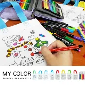 Mycolor 彩繪袋 塗鴉袋 畫畫袋 DIY彩繪袋 DIY環保袋 親子互動 親子DIY 幼稚園禮物 幼稚園 DIY 塗鴉袋♚MY COLOR♚【B092】