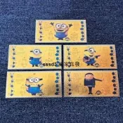 9折現貨美國動畫電影神偷奶爸小黃人紀念鈔  收藏卡媥可定 塑膠【滿300出貨】