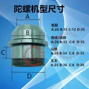 🔥熱銷|下殺🔥自動車床配件1017滑輪陀螺名陽奇峰力存洽群機1525#2025#