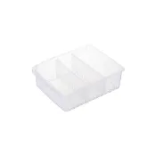 (店+)【KEYWAY 聯府】特大冰箱收納盒附隔板-1入(衛浴置物盒 瓶罐整理盒)