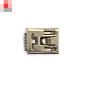 庫存不用等-【no】-5PIN 直插 5腳 90度彎角 MINI USB連接器 microusb 5pin W313-現