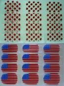 【震撼精品百貨】 指甲貼紙 蘋果/英國國旗 (共兩款) 震撼日式精品百貨