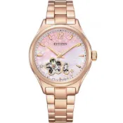 CITIZEN 星辰   Lady 亞洲限定款 櫻雨紛飛機械錶-PC1017-61Y/34mm
