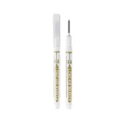 (店+)【日創生活】單頭記號筆-白色 {施工用油性筆 長頭油性筆 工程筆 記號筆 油性記號筆 簽字筆 深孔筆 標記 防水}
