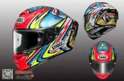 傳璽騎士部品【SHOEI X-14】DAIJIRO彩繪帽｜頂級選手帽｜X-Fourteen｜ X14｜加藤大治郎｜紅藍｜