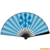 松鼠家客製化 【扇子】訂製 喜羊羊寒冰扇 10寸8寸 雙面絹布 兒童摺扇 小學生 可摺疊 動畫扇子