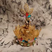 【手工道冠】六角帽 如意冠 蓮花冠 三清冠 道士冠 仙鶴冠 寶塔冠 太子帽 天公帽 媽祖帽