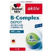 德之寶 全日B群 EX緩釋錠【詠晴中西藥局】德國多寶 雙心 Doppelherz B群 維生素B群 維他命B群 高單位