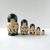 Pinkoi 代購 - 妹妹頭單色調俄羅斯娃娃 *大款