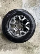 SUZUKI JIMNY 吉米 原廠15吋鋁圈含輪胎 備胎 只有一個 桃園自取 ☎ : 0９80-558-999 黃文遠