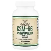 【iHerb】Double Wood Supplements, KSM66® 南非醉茄膠囊，120 粒（每粒 300 毫克）
