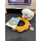 mister donut 線條小狗 趴趴 玩偶 絨毛 娃娃 布偶 玩具 吊飾 多拿滋 甜甜圈 分開 maltese 聯名
