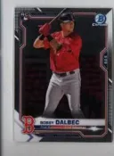 2021 Bowman Chrome #1 Bobby Dalbec - Boston Red Sox RC 