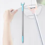(店+)【COLOR ME】不銹鋼伸縮撐衣桿 曬衣桿 掛衣架 掛衣桿 晾衣叉 加長曬衣架 不鏽鋼撐衣架 晾衣桿 -