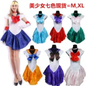 協貿國際日用品生活4館 日本動漫服裝成人美少女戰士服裝游戲制服cosplay男女同款MXLXXL