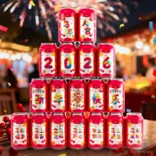 【優選❤️❤️】馬年可樂貼紙2026新款春節年夜飯布置裝飾公司年終宴會拍照儀式感 2ZSK