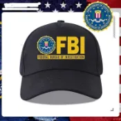 可可愛💕 FBI美國聯邦調查局特工電影帽子遮陽帽休閑男女鴨舌帽棒球帽 動漫 新款
