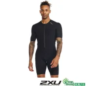 【2XU】男Light Speed Tech全拉鍊式三鐵衣_MT6633d