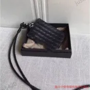 3.29 小羊皮胸卡編織掛繩雙面工牌 bv掛頸鑰匙扣透明工作證套真皮胸卡小羊皮編織證件套 justmaybe5420