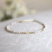 手鍊 瑪瑙 金髮晶 黃水晶 - 豐收 -