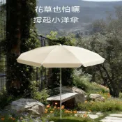 戶外商用遮陽大傘 擺攤專用防曬雨傘 沙灘庭院通用太陽傘155*155*170cm