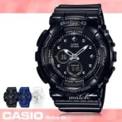 【CASIO卡西歐BABY-G系列】帥氣雙顯型運動錶_女錶_學生錶_防水_LED照明(BA-125-1A)