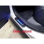 [[娜娜汽車]]豐田 RAV4 5代 專用 LED 迎賓踏板 不鏽鋼黑鈦款