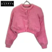 【DOKODEMO】Alexander Wang [alexanderwang.t] 粉紅皮草外套，S碼 [二手]