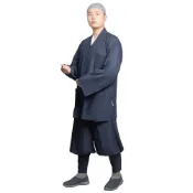 (店+)四季風精選好物 僧服短褂夏季薄款麻紗和尚服免綁腿小褂套裝男女款僧衣出家人衣服