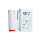 (店+)豬一桃紙廠 邊框4色 標籤貼紙 57mm(熱感應紙 熱敏紙 感熱紙 打印紙 打印紙 迷你打印機 列印紙 標籤紙 條碼紙)