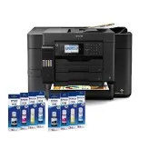 【EPSON】官方直營 搭2組T06G原廠1黑3彩墨水★L15160 四色防水高速A3+WIFI連供影印機