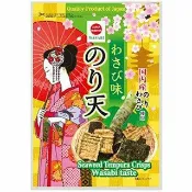 【江戶物語】山榮 丸果 海苔天婦羅 芥末味 山葵味 井上瀨戶 歌伎 藝妓 豐富食感 下酒菜 海苔餅 のり天