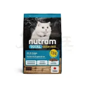 (店+)【Nutram 紐頓】毛孩王 T24 無穀挑嘴貓 鮭魚+鱒魚 5.4kg 貓飼料 貓乾糧