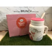 迪士尼 Disney 小熊維尼 pooh 小豬 跳跳虎 馬克杯 歡樂維尼三件式杯組 陶瓷杯 水杯 杯子 茶杯