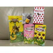 全新 meiji 買明治香菇先生手機掛繩 香菇舒壓按鈕鑰匙圈 送造型餅乾 巧克力