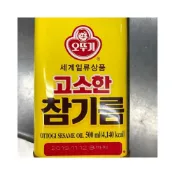 (店+)香油 韓國不倒翁100%純芝麻油500ml《100%就是香》