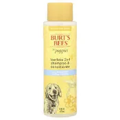 【iHerb】Burt's Bees, 含酪乳和亞麻籽油的無淚 2 合 1 洗髮水和護髮素，幼犬用，16 液量盎司（473 毫升）