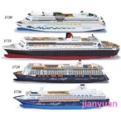jianyuan3er66 德國仕高Siku玩具1720/3/4/6瑪麗王后豪華郵輪遊客船仿真合金模型
