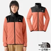 【The North Face】女 新款 Polartec 立領抗污抗臭保暖抓絨外套.夾克_81SR-ROI 桃木粉
