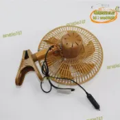 昕購商鋪 【品質認證】12v24v汽車貨車車內11寸電風扇車載大功率搖頭靜音車用強力製冷扇