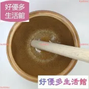 擂缽 研磨缽 研磨器 高品質擂茶工具網紋陸豐鹹茶網缽擂缽家用辣椒老式研磨