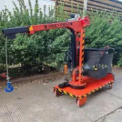 移動電動液壓伸縮吊臂小吊機車載小型電動伸縮360度旋轉懸臂吊車（廠商直發咨詢運）
