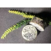 (現貨) 日本製_日本作家加藤真治_Shinzi Katoh_“不思議的愛麗絲“燙金紙膠帶_笑臉貓_手帳_日本紙膠帶