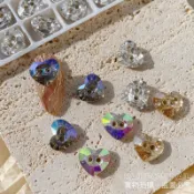 Rainbow Nail K9美甲立體鑽 桃心鑽 愛心鑽 美甲鑽