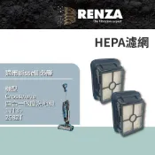 RENZA 適用  必勝 Crosswave 四合一吸塵洗地機 2582T 17135 HEPA濾網 兩片裝